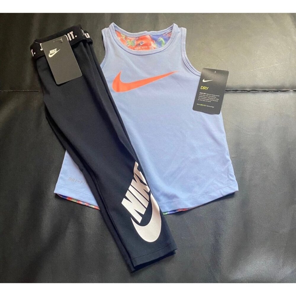 NWT Nike Leggings & Tank Set Girls Size 4